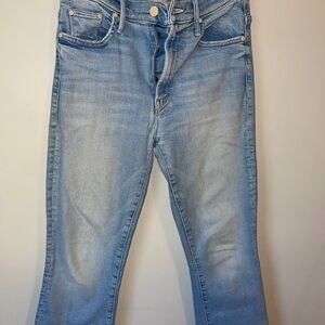 MOTHER Light Wash Denim Jeans size:27